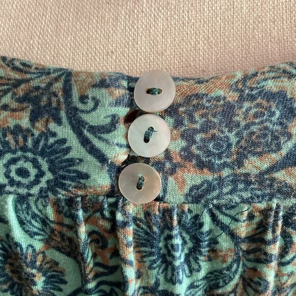 Eight sixty boutique brand made in USA mini casual boho cottage dress s - Picture 5 of 9